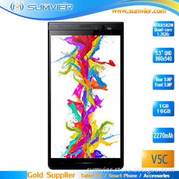 Inew V5c 5.5" Qhd 960 X 540 IPS Mtk6582m Quad Core Android Mobile Phone (I8000)